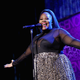 Amber Riley performs onstage during the 2019 Essence Black Women in Hollywood Awards Luncheon on February 21, 2019, in Los Angeles, California.